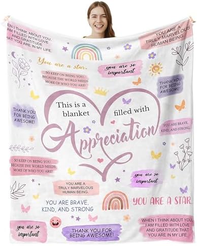Thank You Blanket for Women - Heartwarming Appreciation Throw