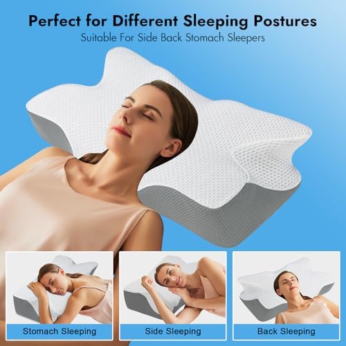 Anvo Cervical Pillow for Neck and Shoulder Pain Relief