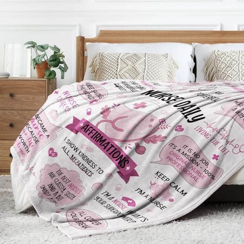 SteadStyle Funny Nurse Affirmation Throw
