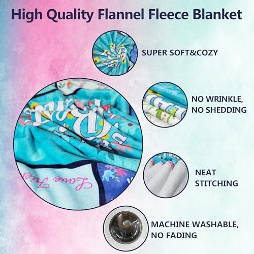 Akoigun Thank You Blanket for Women 60x50 Inches 1