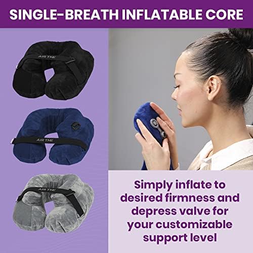 Cabeau Inflatable Travel Pillow with HeadCatch Technology 1