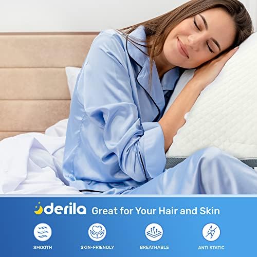 Derila Pillowcase for Memory Foam Pillow