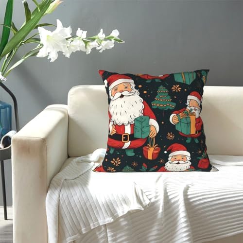 Ogniwo Merry Christmas Throw Pillow 12x12 Inch