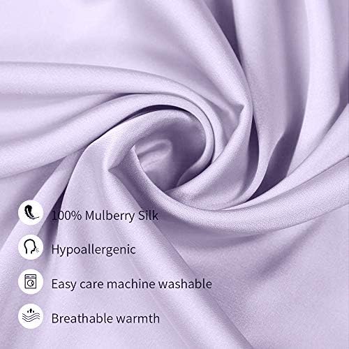 Jocoku 100 Mulberry Silk Pillowcases Set of 2 1