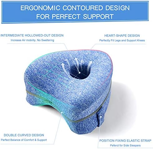 BEAUTRIP Leg Pillow Ergonomic Side Sleep Support