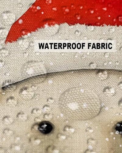 Waterproof Pillow Protector 2 Pack with Christmas Bear Design