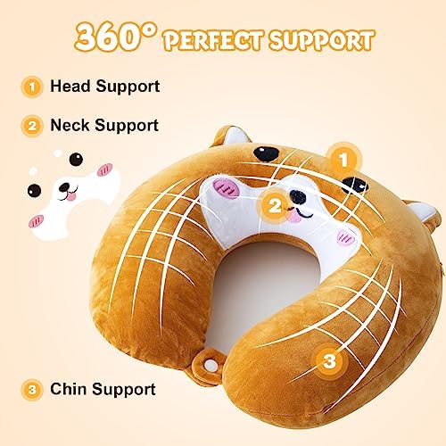 Cirorld Travel Pillow for Kids and Adults