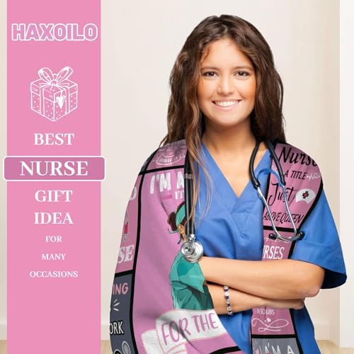 Nurse Appreciation Throw Blanket 50x60 Soft Flannel Gift