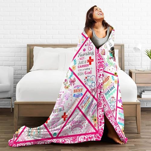 Nurse Appreciation Throw Blanket 60x50 Inches
