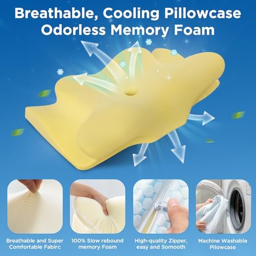 Iwacool Cool Cervical Neck Pillow for Pain Relief