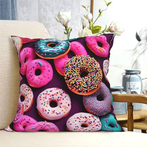 Ogniwo Donut Throw Pillow 12x12 Inch