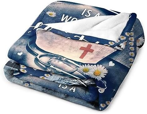 Soft Flannel Nursing Blanket with Cow Print for Adults and Kids