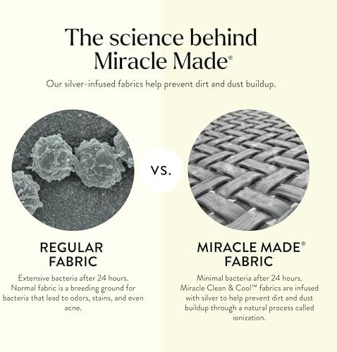 Miracle Made Luxe Pillow Cases 2 Pack Cool Comfort