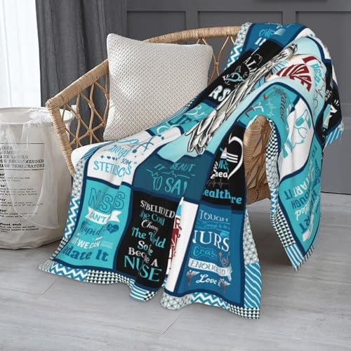 Nurse Appreciation Throw 60x50 Cool Gift for Nurses Week