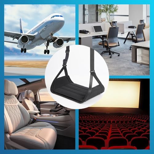 AnsFind Upgraded Foot Hammock for Plane Travel Comfort