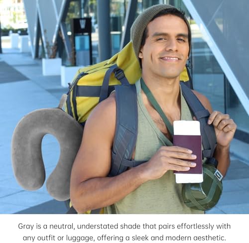Philbinden 2 Pack Travel Neck Pillow Covers 1