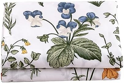 ECOCOTT 100 Cotton Pillowcases 2 Pack Floral Print Standard Size