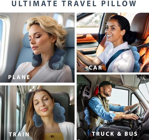 Total Pillow Donut Travel Pillow - Blue
