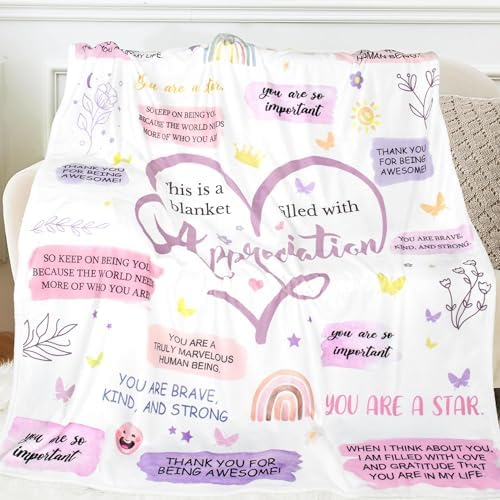 Thank You Blanket for Women - Heartwarming Appreciation Throw