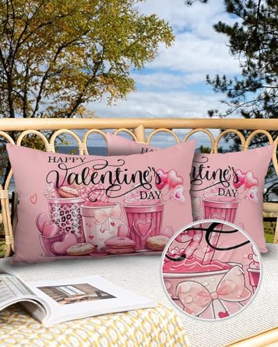 Waterproof Pillow Protector 2 Pack with Heart Shape Design 1