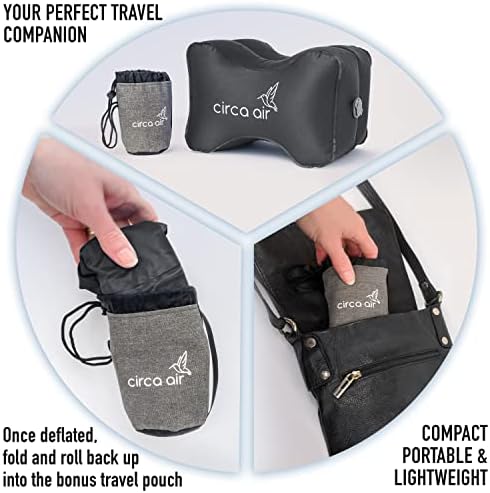 Circa Air Inflatable Knee Pillow for Side Sleepers