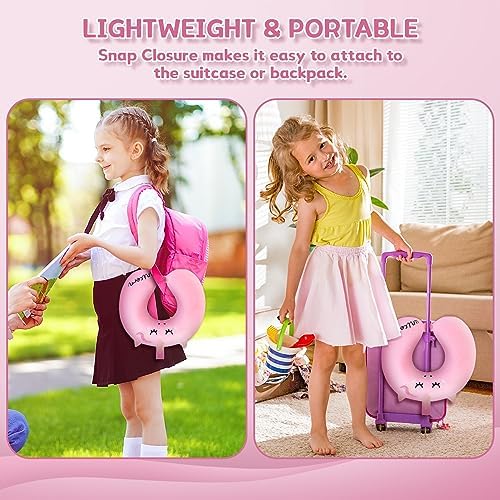 Unicorn Kids Travel Neck Pillow with Eye Mask 1