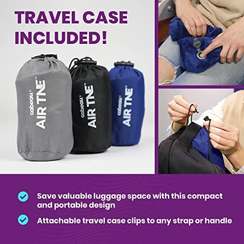 Cabeau Inflatable Travel Pillow with HeadCatch Technology 1