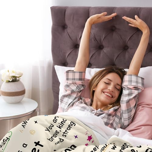 Kituzol Thank You Blanket for Women 60x50