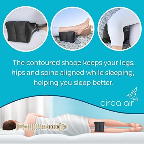 Circa Air Inflatable Knee Pillow for Side Sleepers