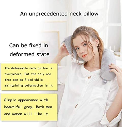 Lucear Travel Pillow with Twist Memory Foam