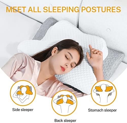 Misiki Cervical Foam Pillow for Neck Pain Relief