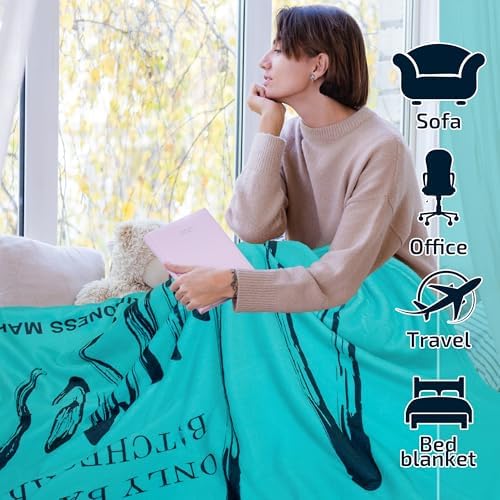 Nurse Appreciation Throw Blanket 60x50 Soft Flannel Fleece for Women