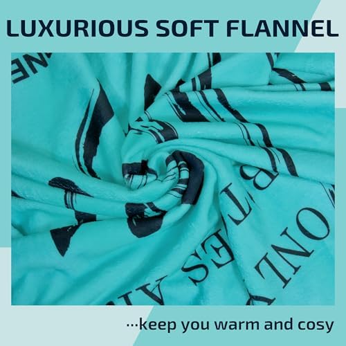 Nurse Appreciation Throw Blanket 60x50 Soft Flannel Fleece for Women