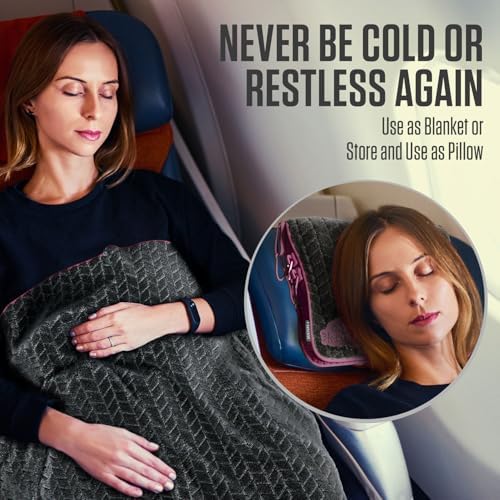 VENTURE 4TH Travel Blanket Pillow 2-in-1 Blanket Pillow for Travel