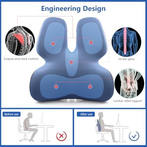HEYPORK 4D Ergonomic Lumbar Support Pillow
