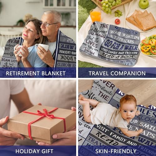 Woaoce Retirement Throw Blanket 50x60
