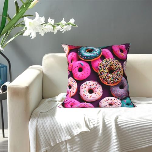 Ogniwo Donut Throw Pillow 12x12 Inch
