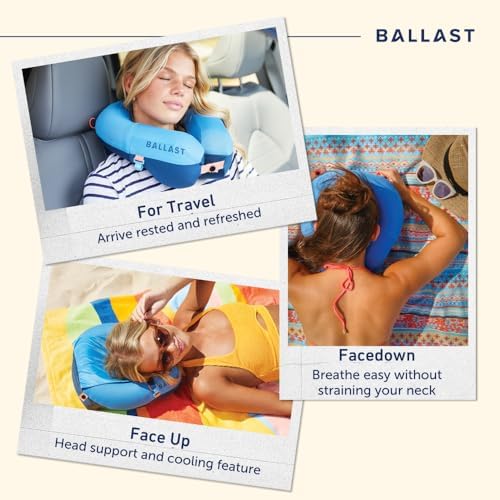 Ballast Travel Pillow PRO Ocean Blue