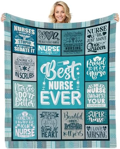 Nurse Appreciation Throw Blanket 60x50in
