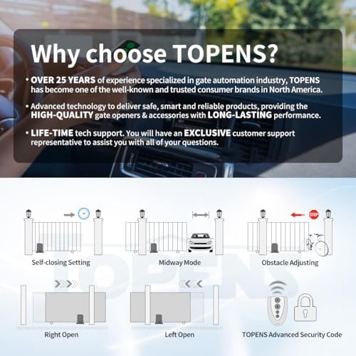 Topens RK990T Gate Opener