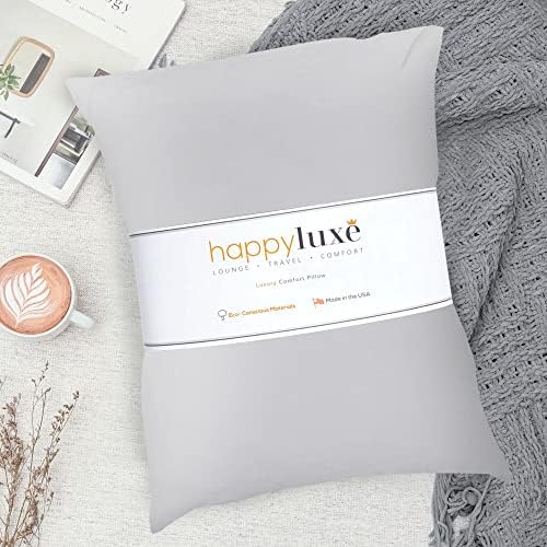 Happyluxe Odyssey Travel Pillow - Soft Lightweight USA Made