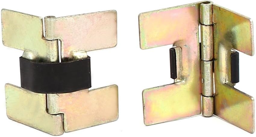 AexitFurniture Jewelry Gate Hardware Case Gift Box Spring Hinges Bronze Black