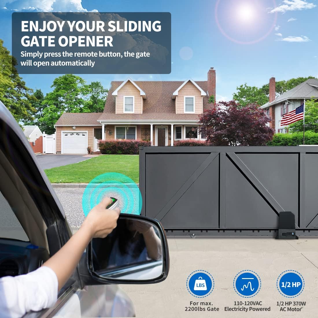 Topens RK990T Gate Opener